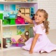 Деревянный кукольный домик "Жозефина Гранд", с мебелью 11 предметов в наборе и с гаражом, для кукол 30 см - 8