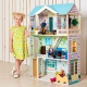 Деревянный кукольный домик "Лацио", с мебелью 16 предметов в наборе, для кукол 30 см - 3